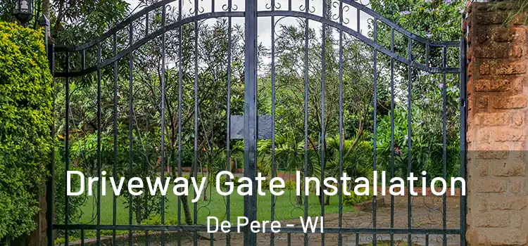  Driveway Gate Installation De Pere - WI